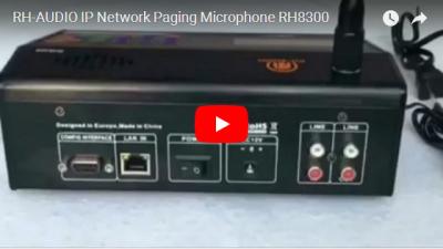 ไมโครโฟนรับสัญญาณเครือข่าย IP RH-AUDIO RH8300