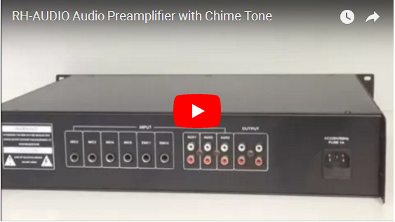 RH-AUDIO Preamplifier เสียงด้วยเสียงเรียกเข้า