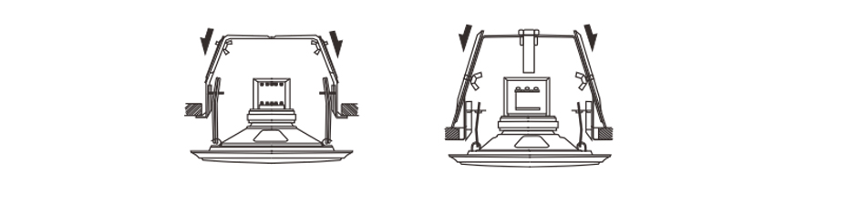 RH-AUDIO Fireproof Ceiling Speaker Installation Illustration